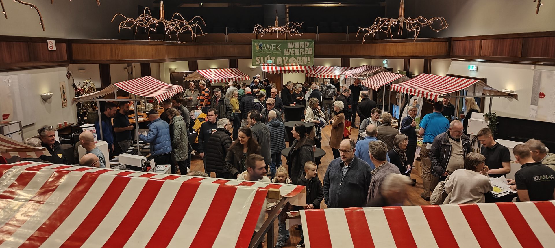 Druk bezocht Energie Café in WEK en DBW groot succes