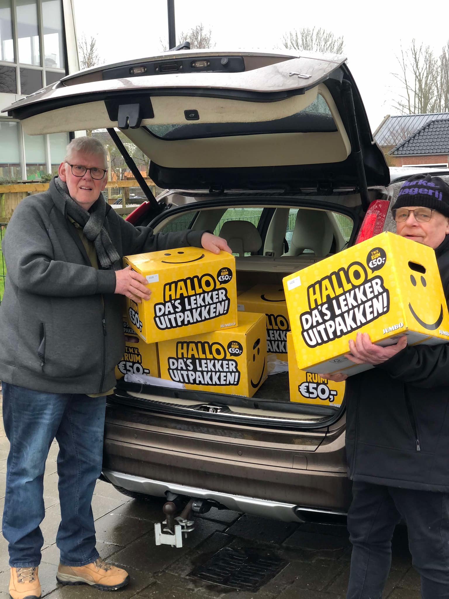 Boodschappendozen voor weggeefkast