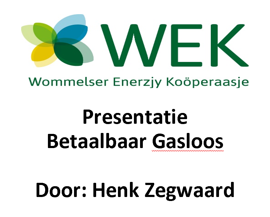 WEK presentatie Betaalbaar Gasloos in It Dielshûs