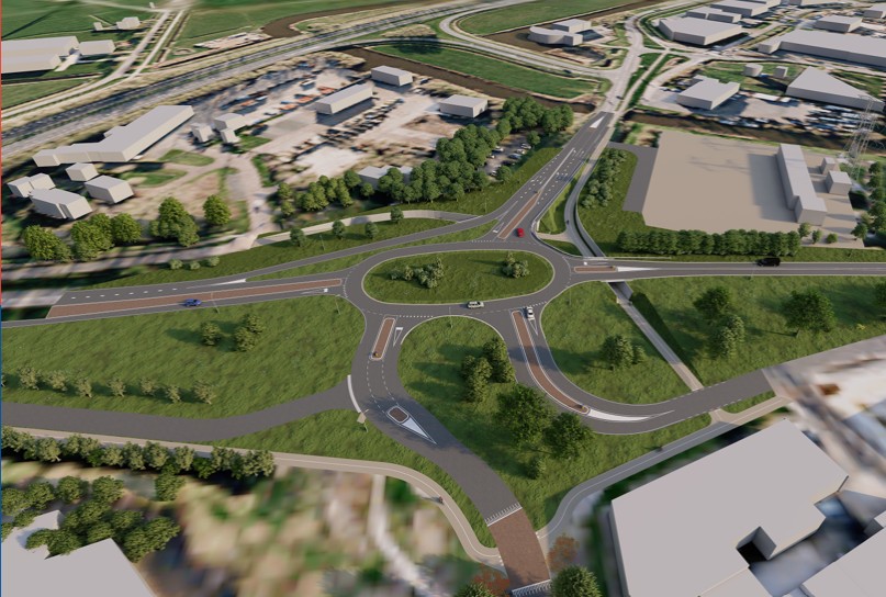 Aanpassing kruispunt Bolsward-West