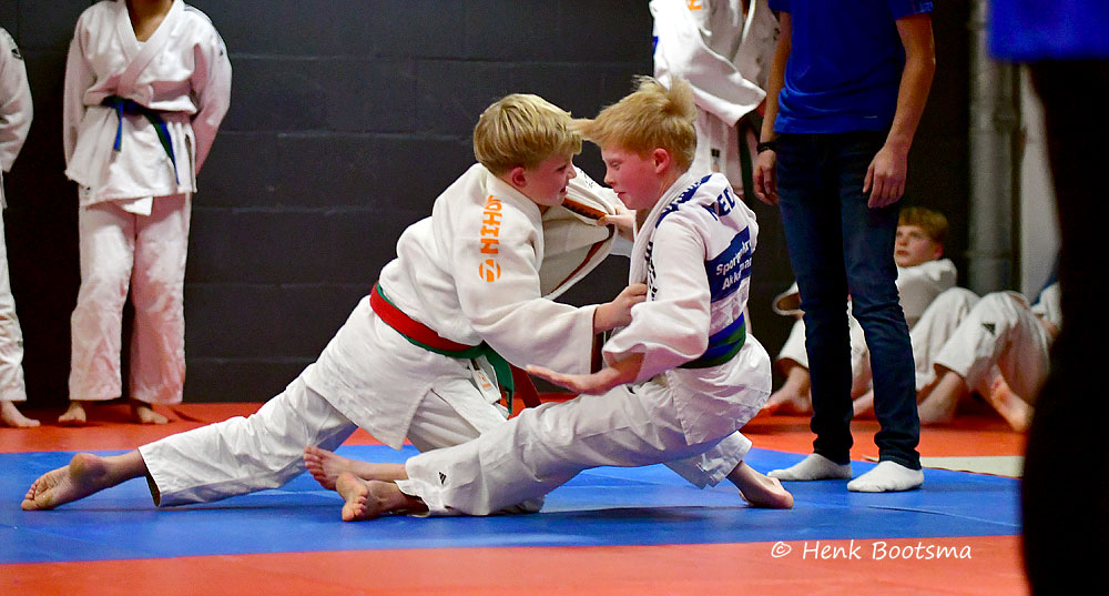 Judowedstrijd bij Sportcentrum Akkermans