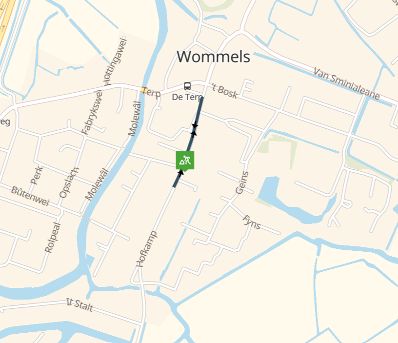 Verkeersafsluiting Keatsebaen/Hofkamp